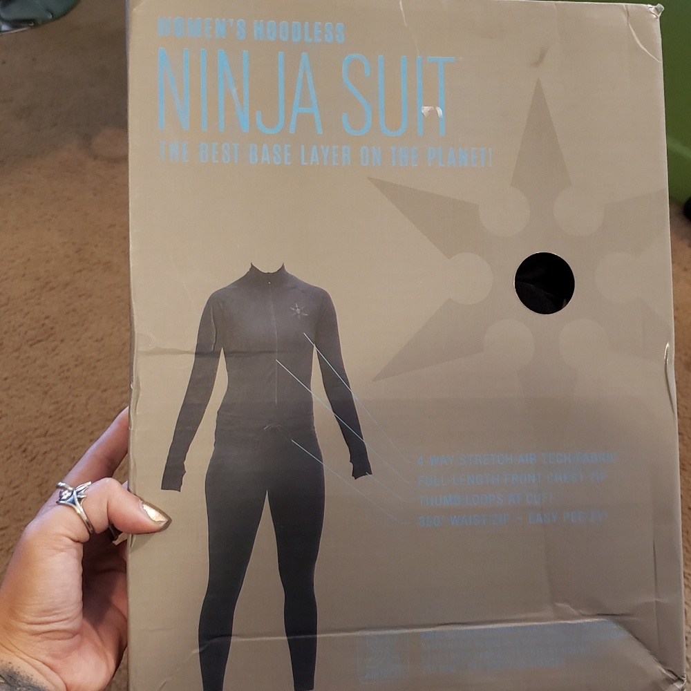 Women's hoodless ninja suit baselayer